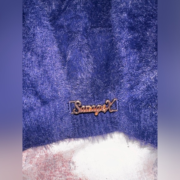 Savage X Fenty Faux Fur Crop Top - Picture 4 of 5